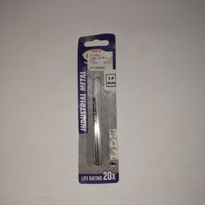 IM (13) Industrial Metal Drill bit 3,8mm Carded