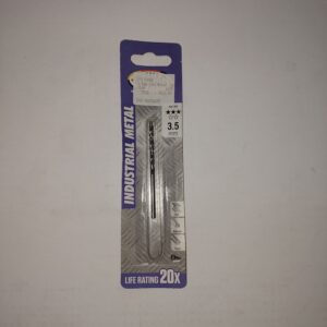 IM (18) Industrial Metal Drill bit 3,5mm Carded
