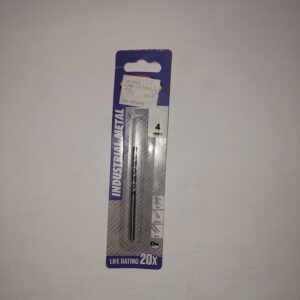 IM (7) Industrial Metal Drill bit 4,0mm Carded