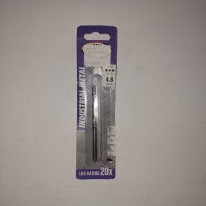 IM (9) Industrial Metal Drill bit 4,8mm Carded
