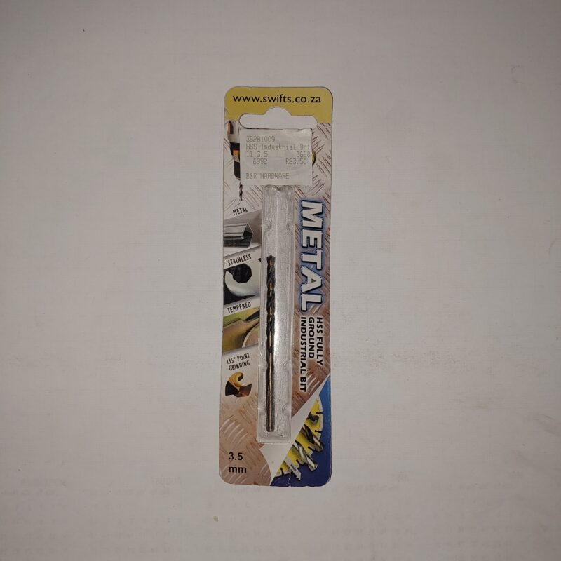 Metal Drill bit 3,5mm Carded