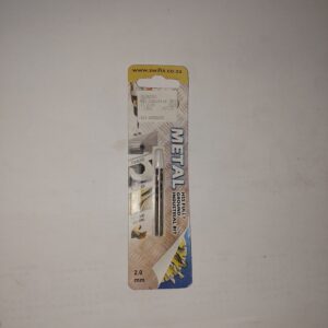 M (24) Metal Drill bit 2,0mm Carded