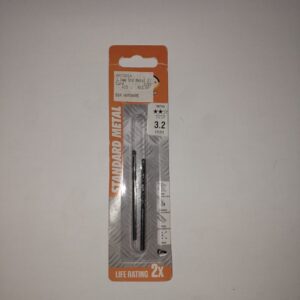 SM (19) Standard Metal Drill bit 3,2mm Carded