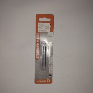 SM (6) Standard Metal Drill bit 2,0mm Carded