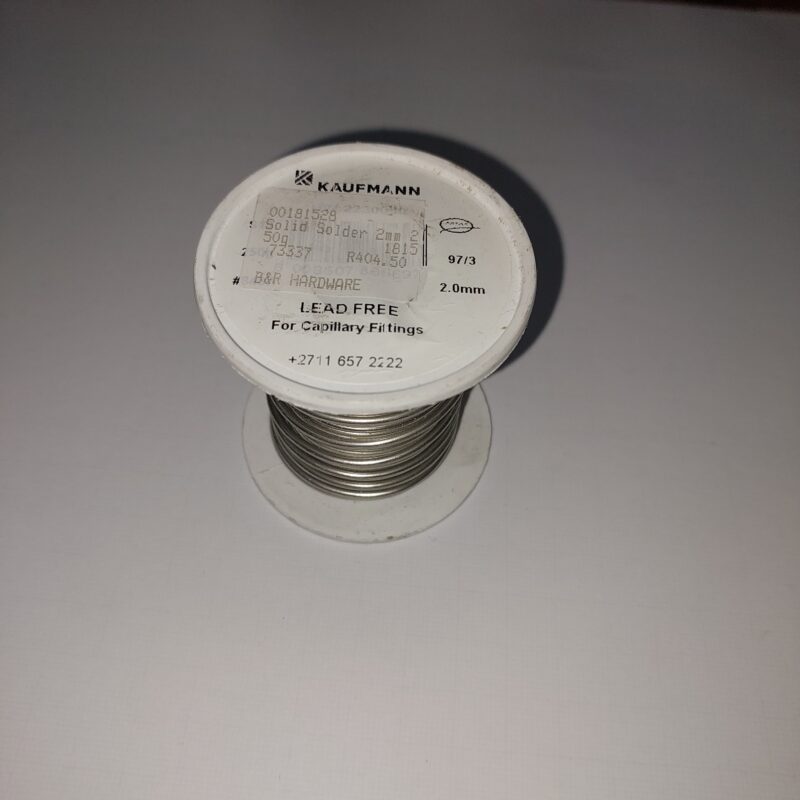 Soldering (14) Kaufmann Solid Solder 2.0mm 250g