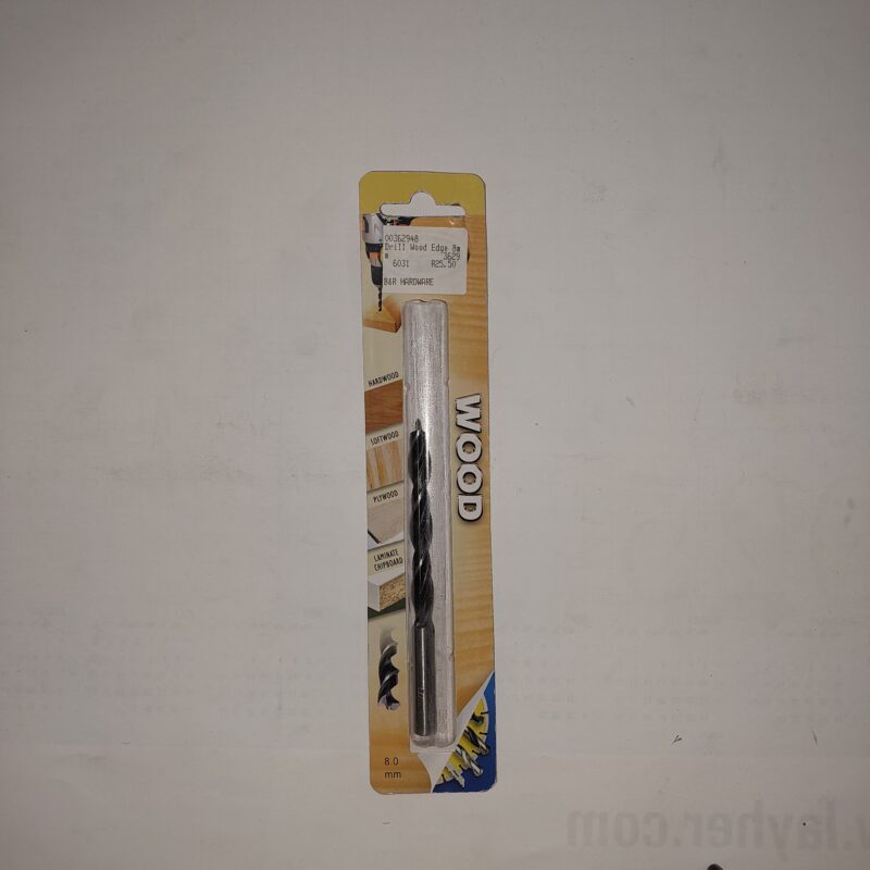 W (3) Wood drill bit 8mm