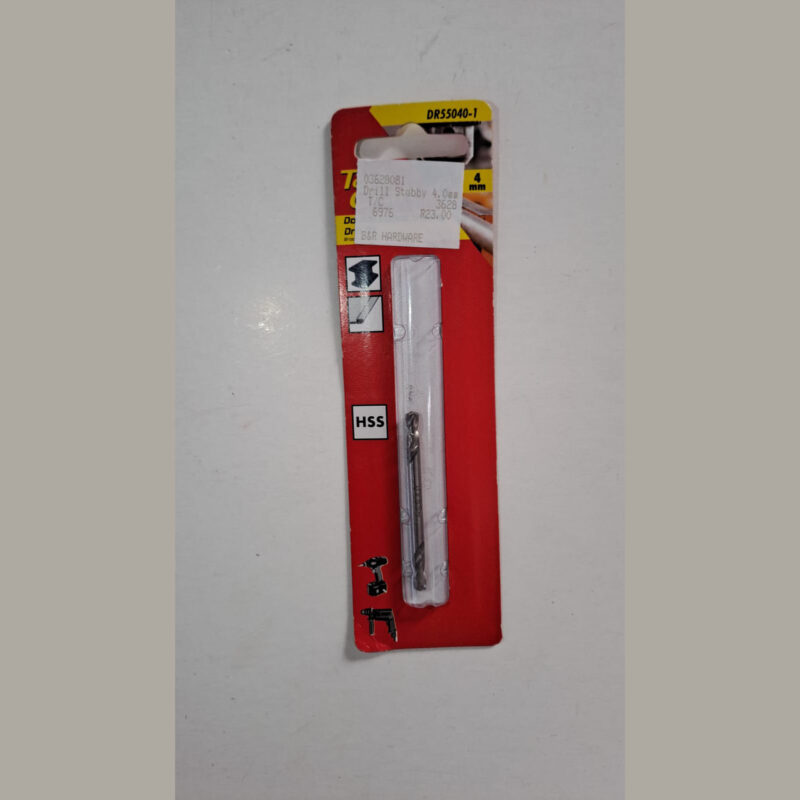 BRRR.17 Tork Craft Drill Bit 4,0mm